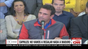 5 cosas: Capriles desmiente negociaciones con Maduro