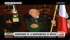 López Obrador da el tradicional Grito de Independencia ante un Zócalo sin gente