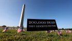 EE.UU.: 858 personas han muerto al día por covid