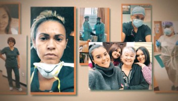 Enfermera con 17 familiares contagiados de covid-19 envía mensaje a Trump