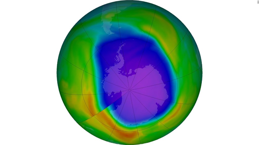 Crece el agujero de la capa de ozono sobre la Antártida
