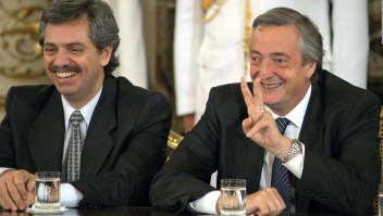 Fernández se emocionó al recordar a Néstor Kirchner
