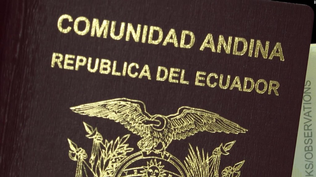 Así son los nuevos pasaportes de Ecuador