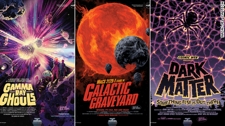NASA publishes posters that allude to Halloween