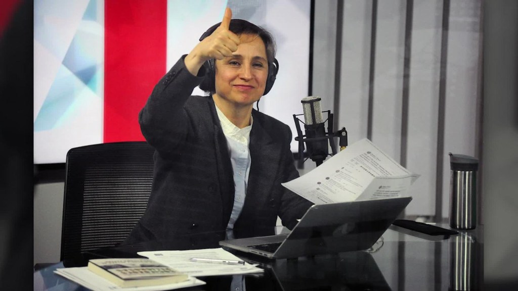 Carmen Aristegui celebrates her 15 years on CNN