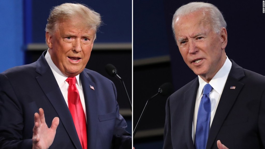 Encuesta de CNN: Biden ganó el último debate presidencial