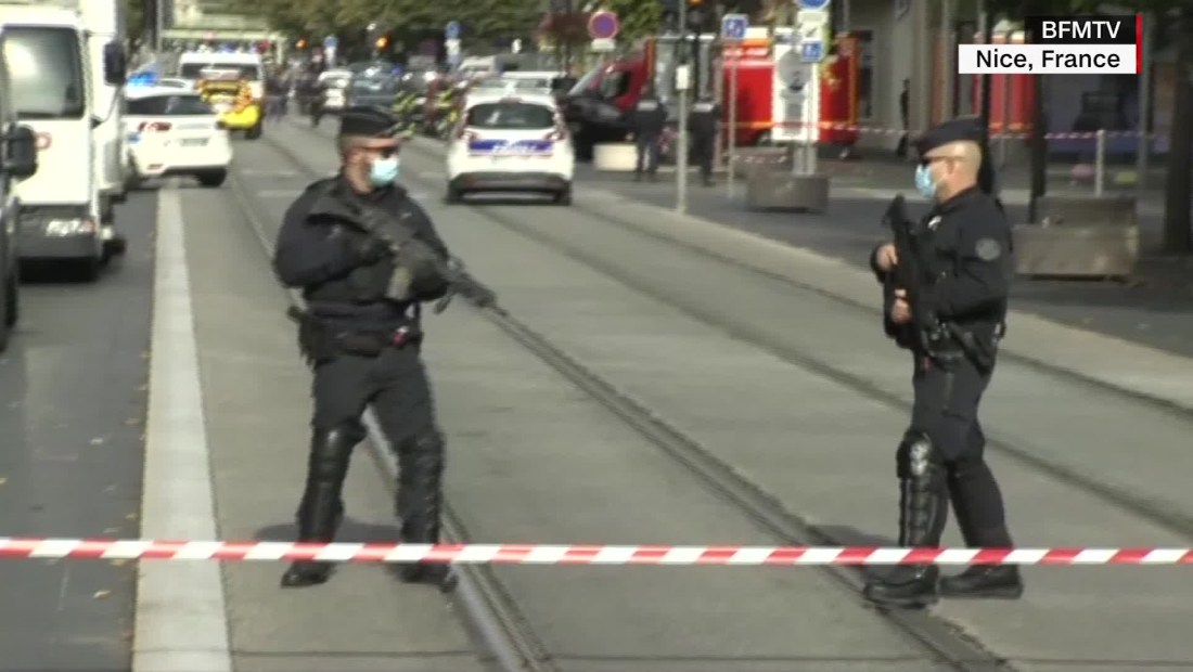 Tres personas murieron tras un ataque con cuchillo en Niza