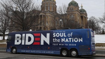 ¿Fue agredido un autobús de la campaña de Biden en Texas?