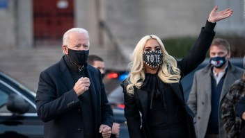 Lady Gaga cierra campaña de Joe Biden en Pensilvania