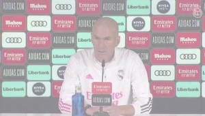 Zidane: Nosotros nos tenemos que adaptar a la situación