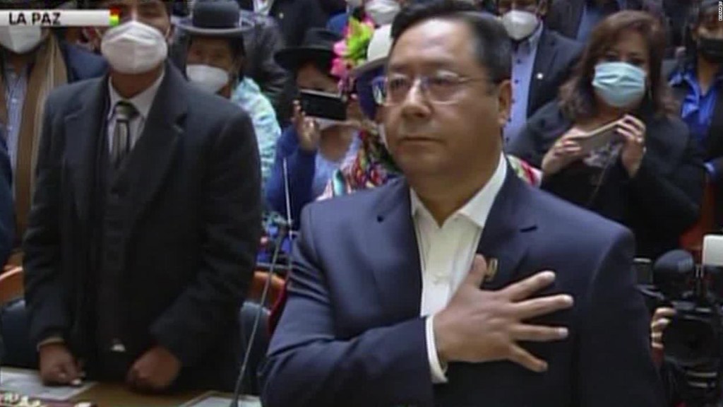 Juramentación de Luis Arce como nuevo presidente de Bolivia