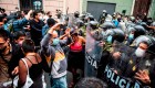 Protestas en Perú contra la presidencia de Merino