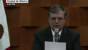 Ebrard explica petición para que Cienfuegos regrese a México