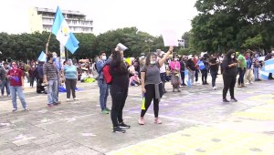 En Guatemala siguen las protestas