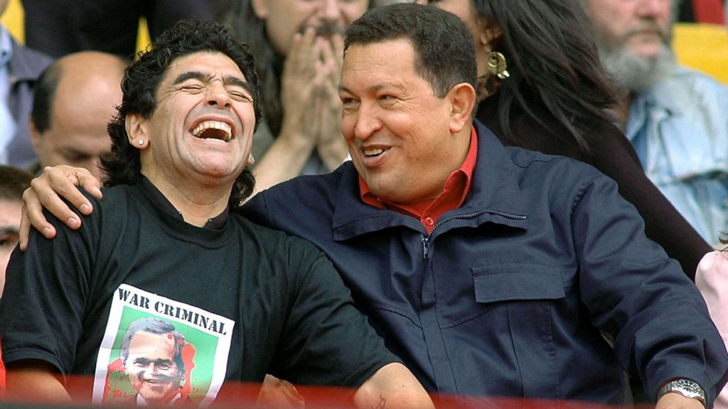 Maradona y sus lazos con la izquierda