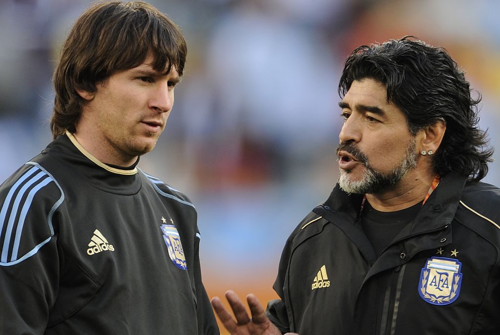 El mensaje de Lionel Messi a un año de la muerte de Diego Maradona