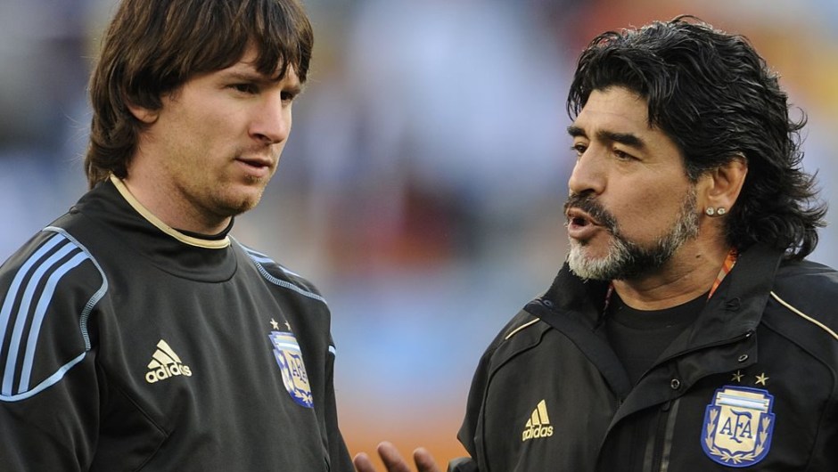 Messi y Maradona compartieron selección como jugador y técnico