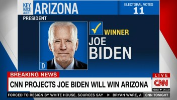 Así anunció CNN que Joe Biden ganará Arizona, según proyecciones