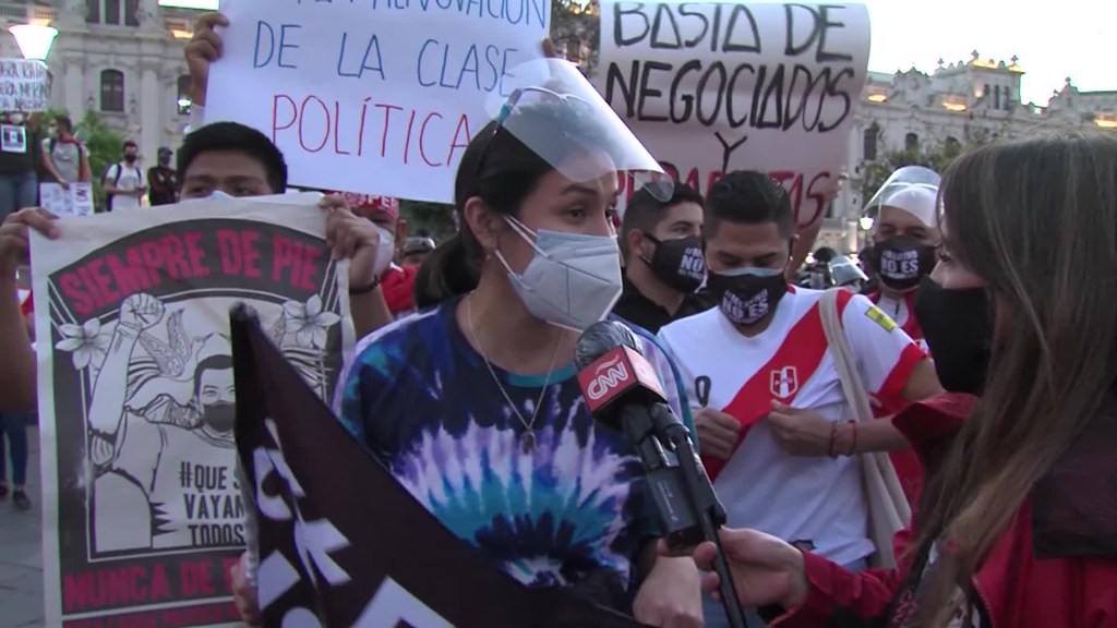 Protestas en Perú: jóvenes que buscan democracia