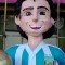 Artesanos mexicanos inmortalizan a Maradona con piñata