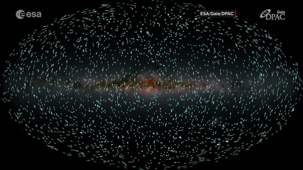 Un impresionante mapa de la Vía Láctea en 3D
