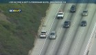 Hombre maneja contra el tránsito en autopista de California