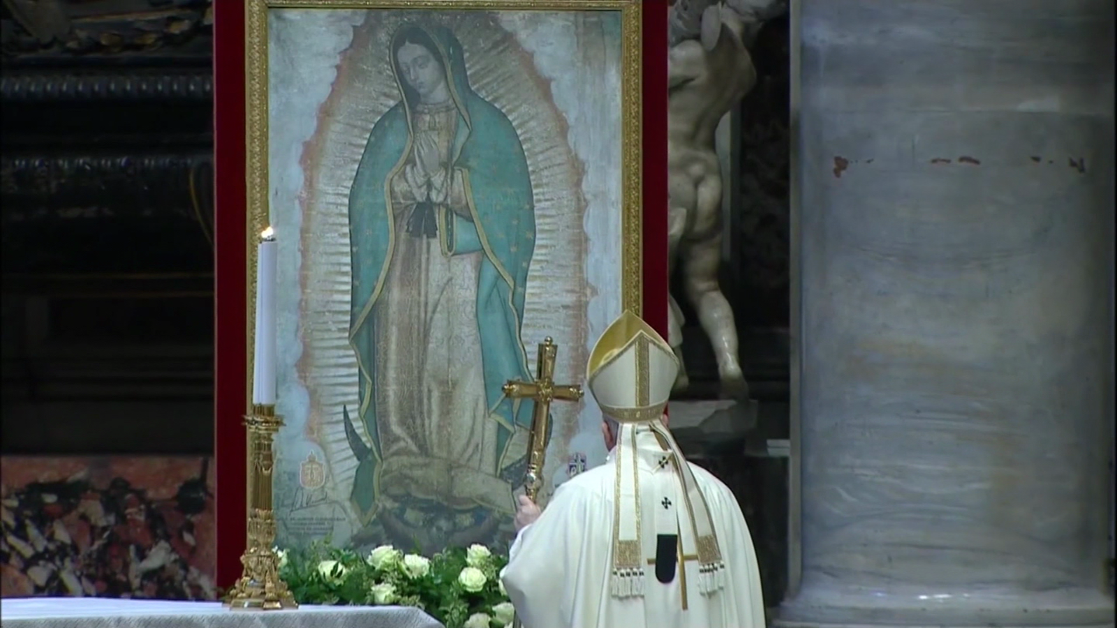 Papa Francisco celebra a la Virgen de Guadalupe en medio de la pandemia |  Video | CNN