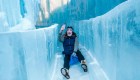 Castillos de hielo, una atracción para amantes del frío