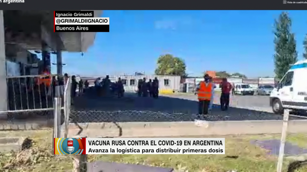 Llegan las primeras vacunas a Argentina