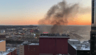 Video muestra columna de humo tras explosión en Nashville