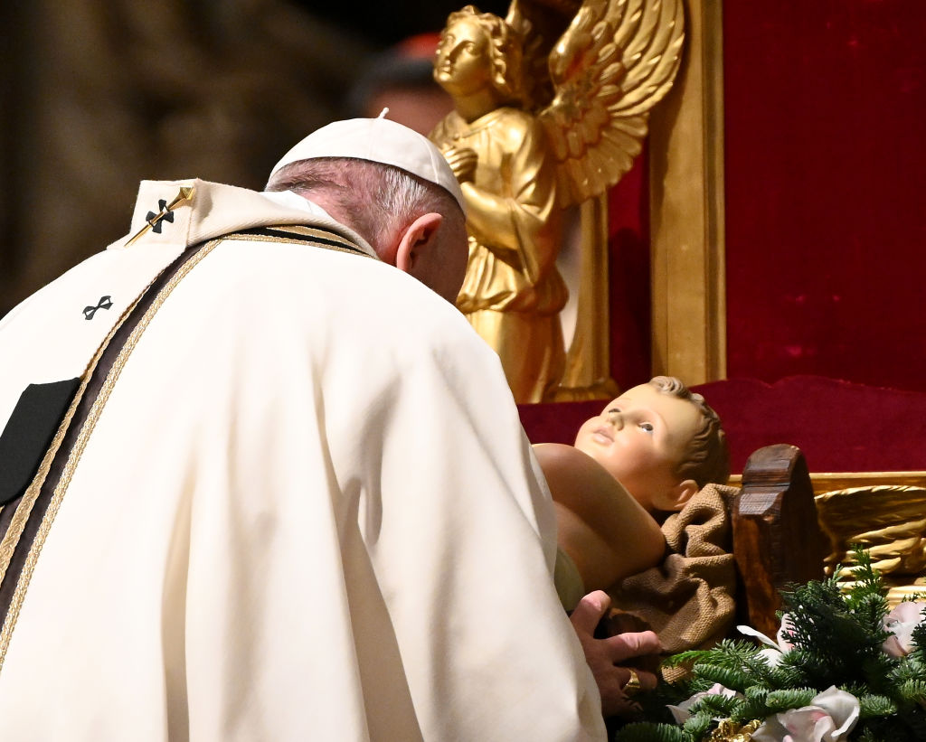 Papa Francisco en el Vaticano, Misa de Gallo 2020