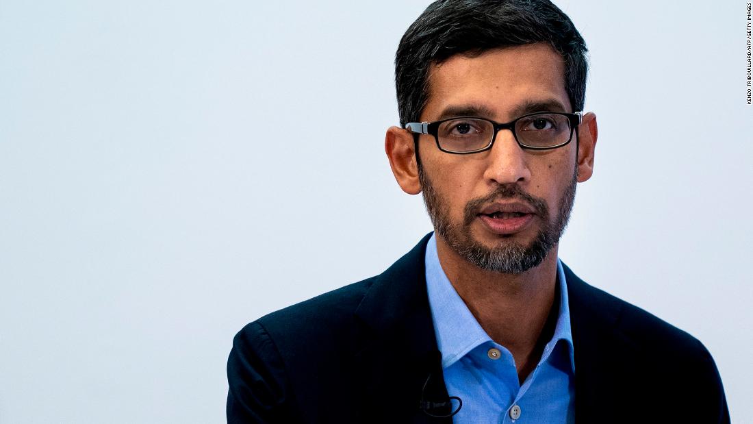 Sundar Pichai, el presidente ejecutivo de Google 