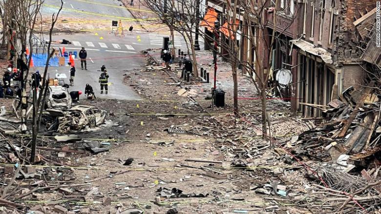 Policía de Nashville publica nuevo video de la explosión