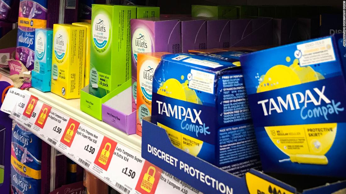 United Kingdom eliminates tax on menstrual products