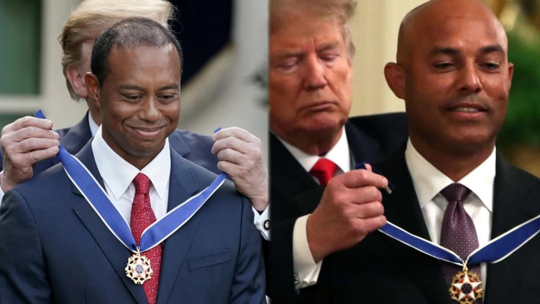 5 atletas que aceptaron la Medalla Presidencial con Trump