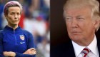 Megan Rapinoe arremete contra Trump