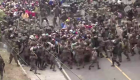 Caravana de migrantes fue detenida por Ejército y Policía