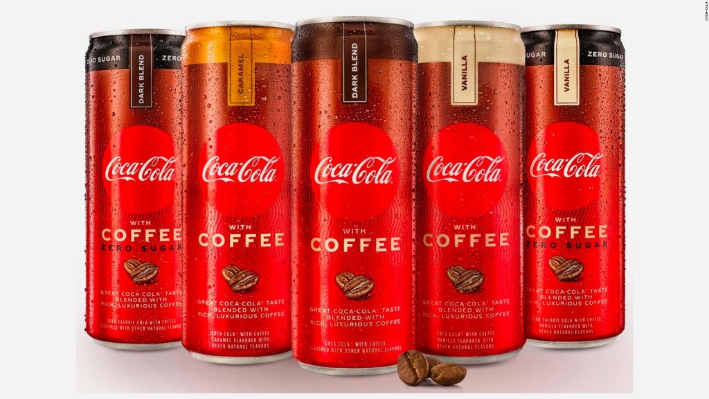 Finally, Coca-Cola launches a coffee beverage in the US.