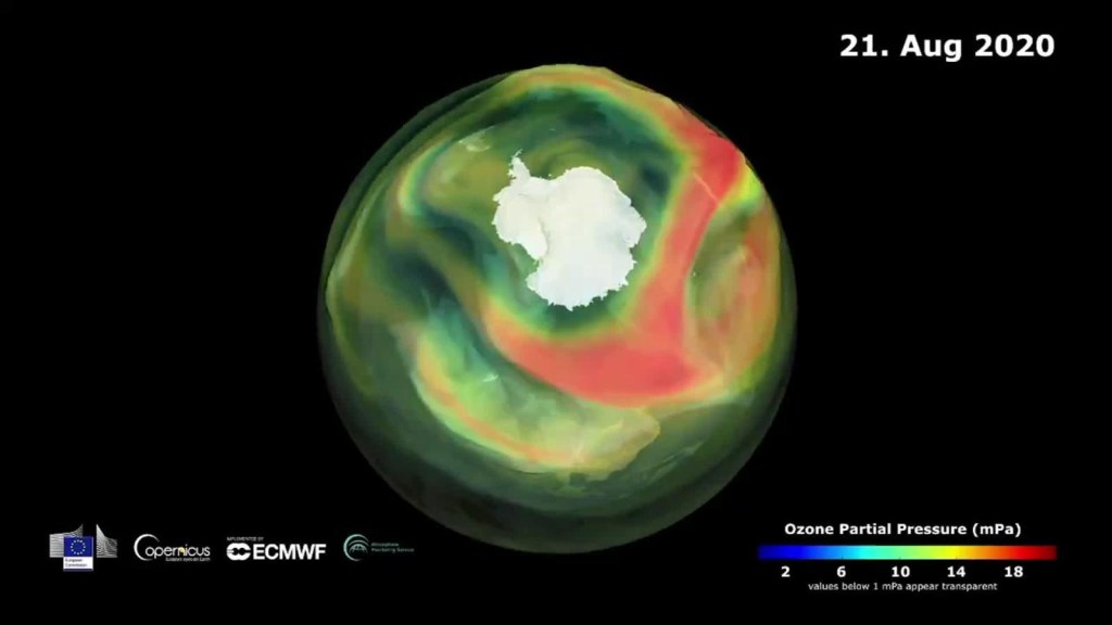 Récord: la capa de ozono se está cerrando en la Antártida