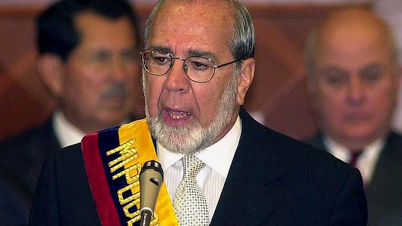 Muere Gustavo Noboa, Expresidente De Ecuador