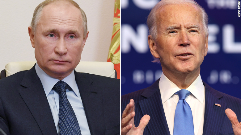 Biden speaks for the first time with Putin as President