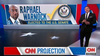 El demócrata Raphael Warnock gana la segunda vuelta del Senado, proyecta CNN