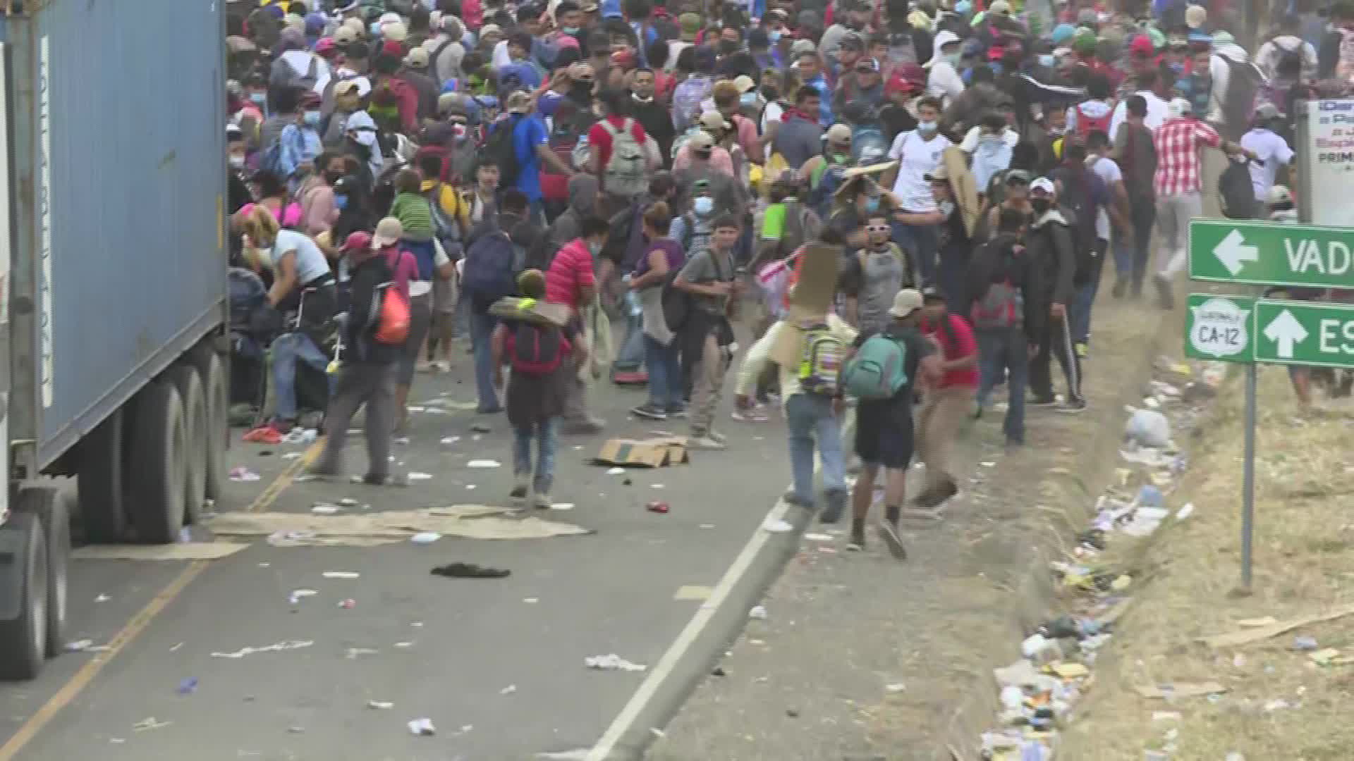 Guatemala should block the establishment of a blockade to prevent the entry of migrants |  Video