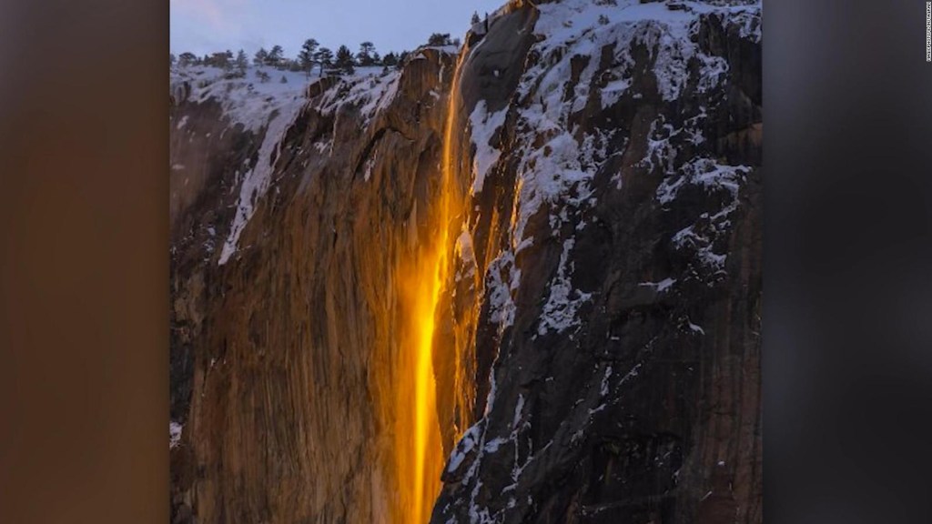 the occurrence of "Fire spring" in yosemite park