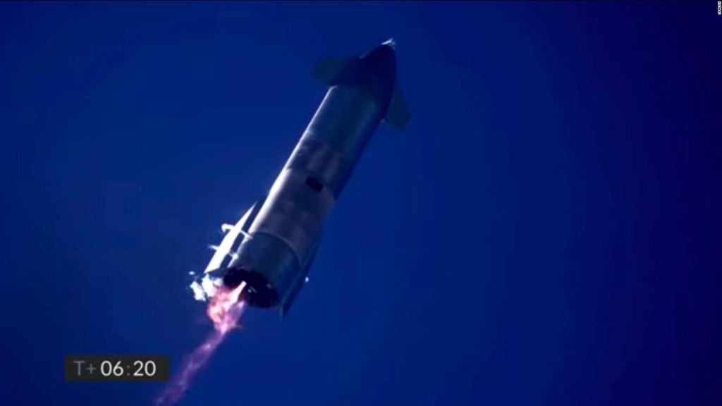 Come è esploso il missile di prova di SpaceX