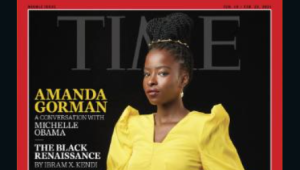 Amanda Gorman es portada de la revista Time