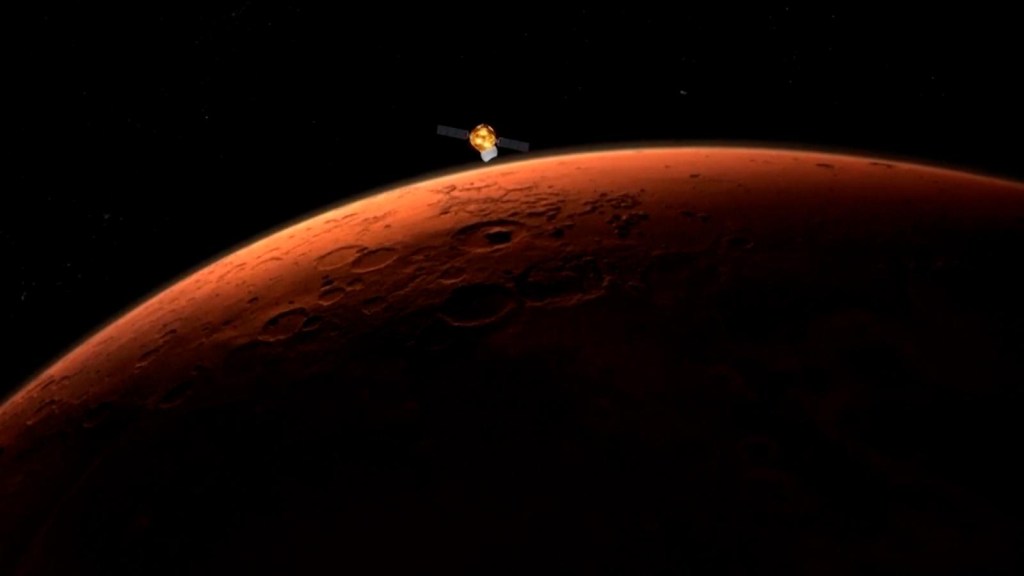 Primera imagen de Marte de la misión espacial de China
