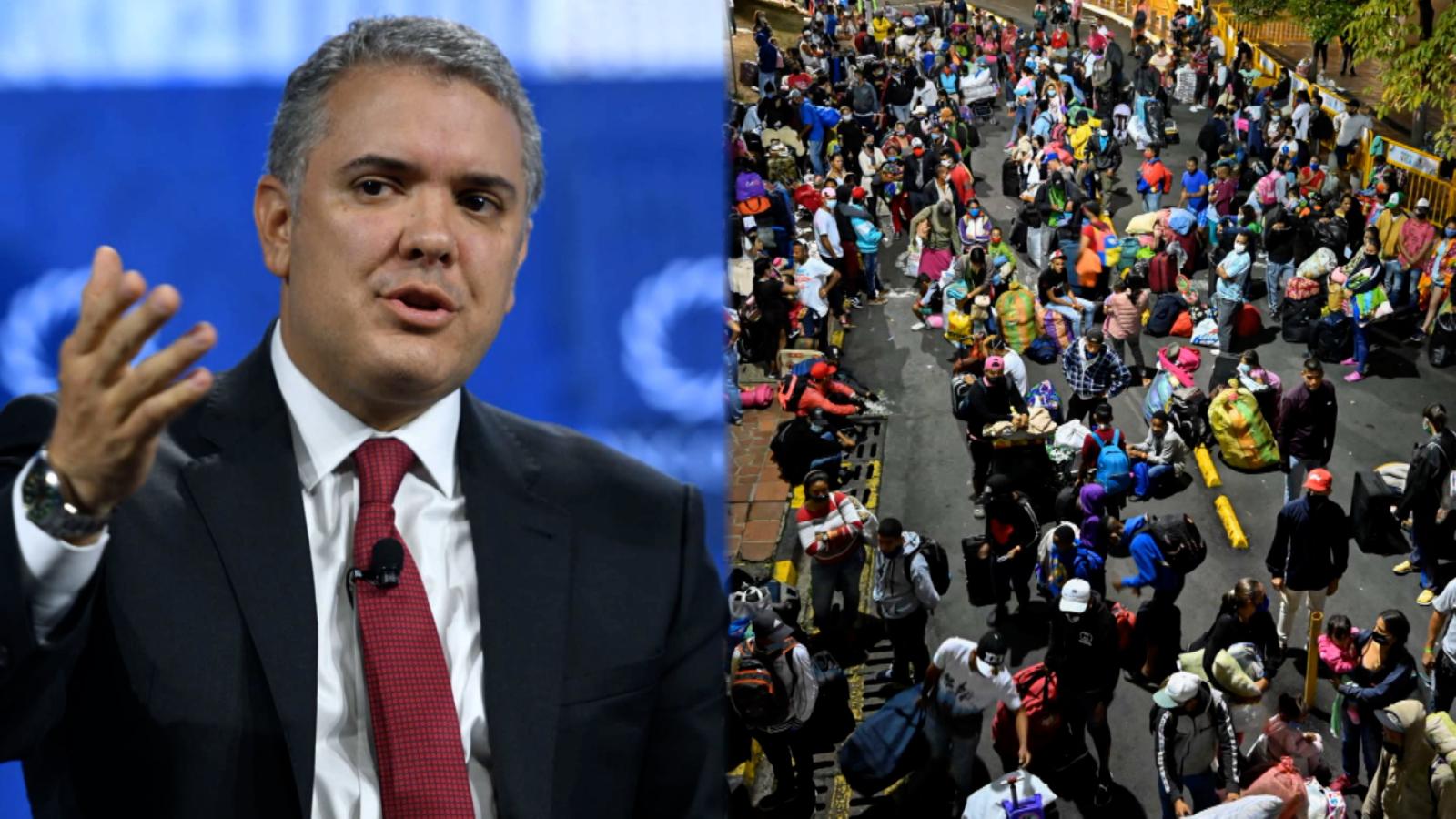 Iván Duque talks about the regularization of Venezuelans in Colombia