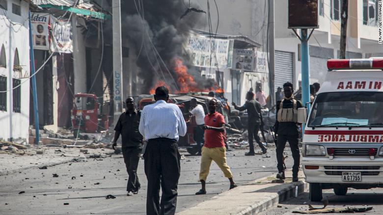 Car bomb explodes near Somali Presidential Palace in Mogadishu
