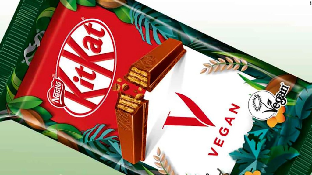 Nestlé lanza barra de KitKat vegana